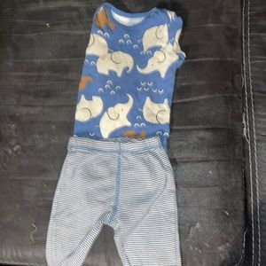 Silly elephant baby outfit
